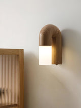 Arcus houten wandlamp