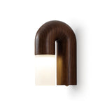 Arcus houten wandlamp