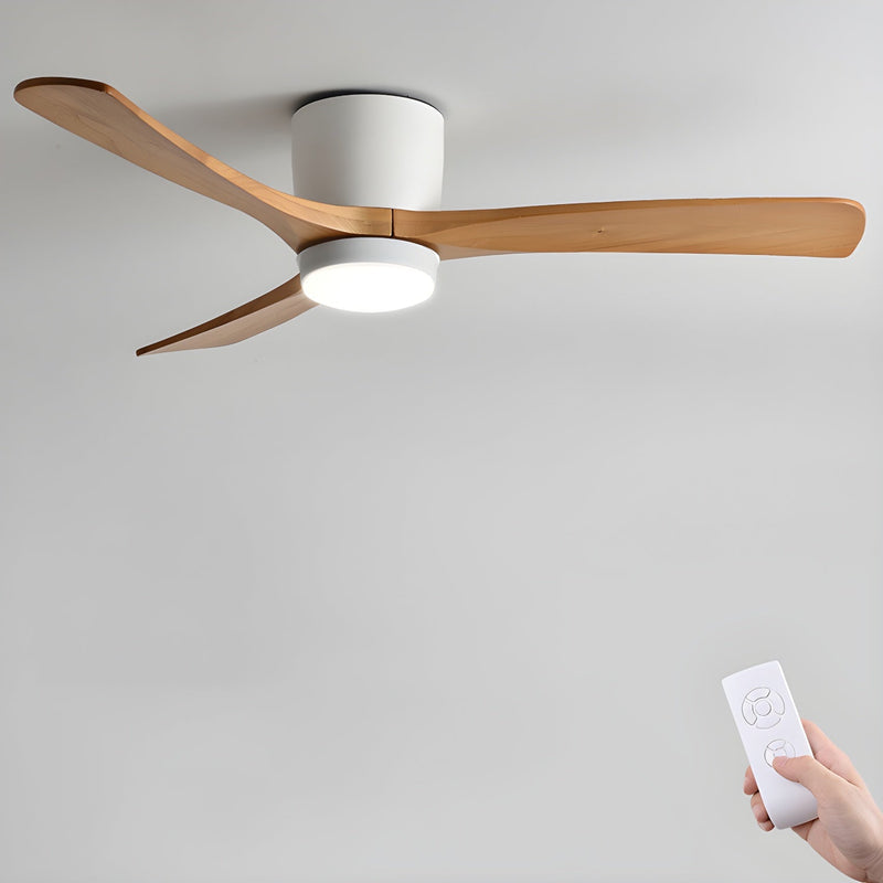 Houten Plafondventilatorlamp