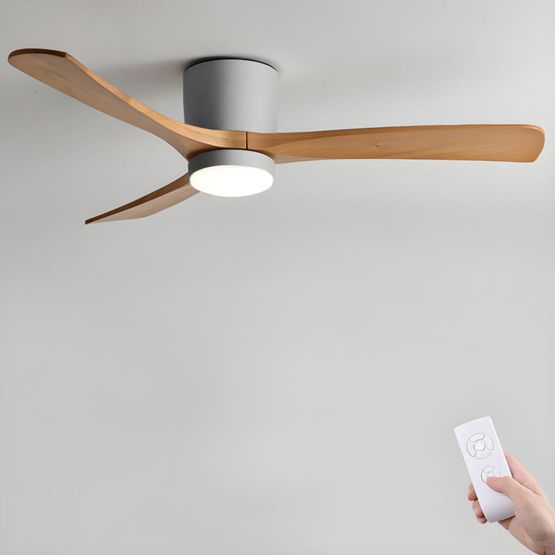 Houten Plafondventilatorlamp