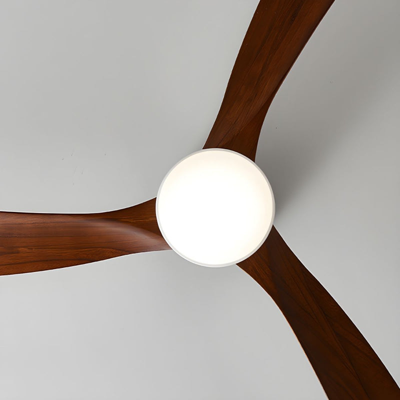 Houten Plafondventilatorlamp