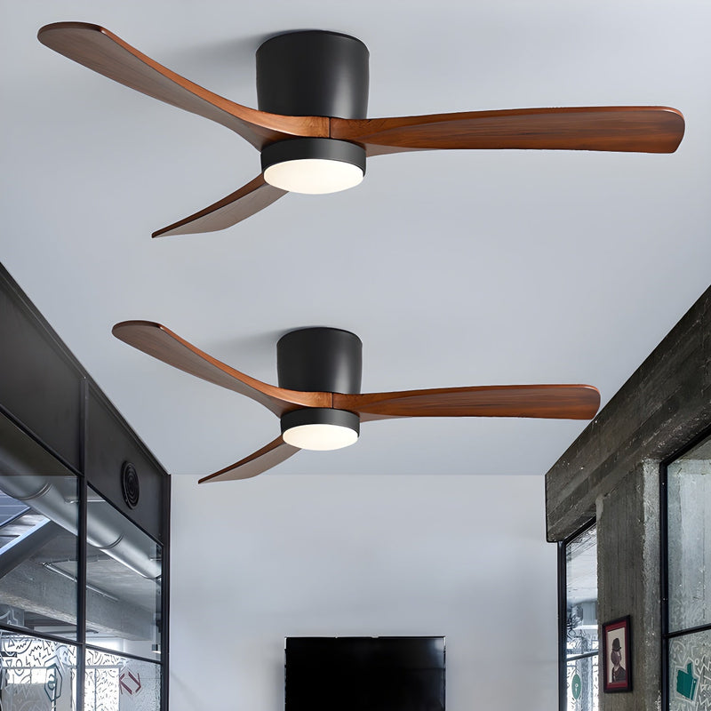 Houten Plafondventilatorlamp