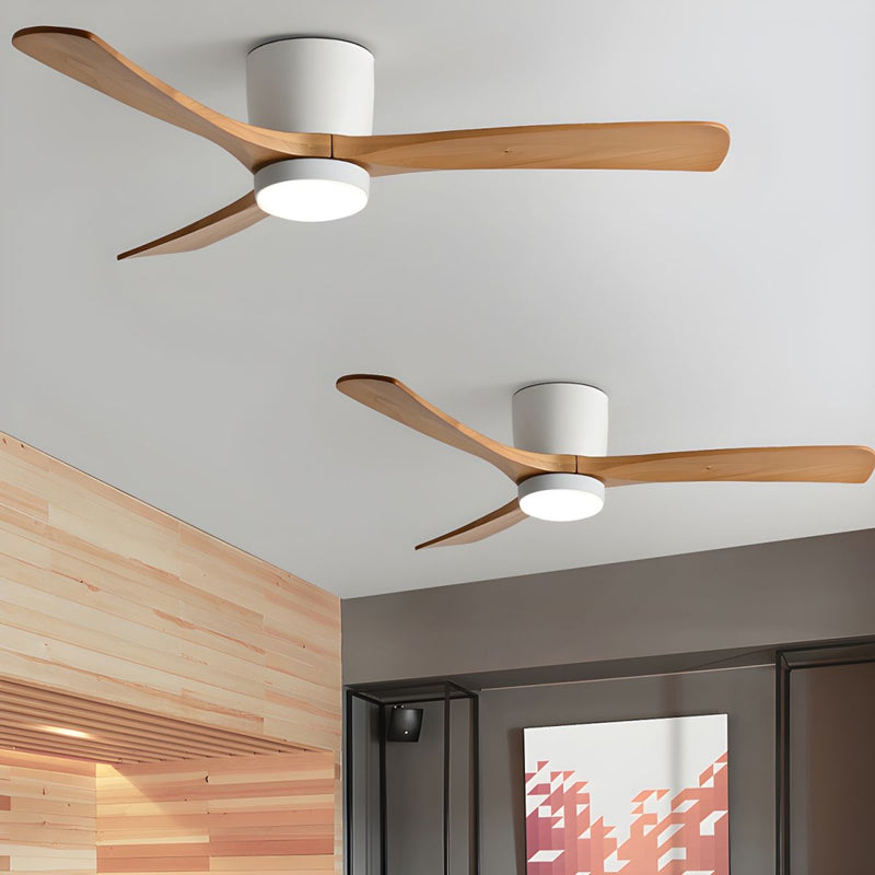 Houten Plafondventilatorlamp