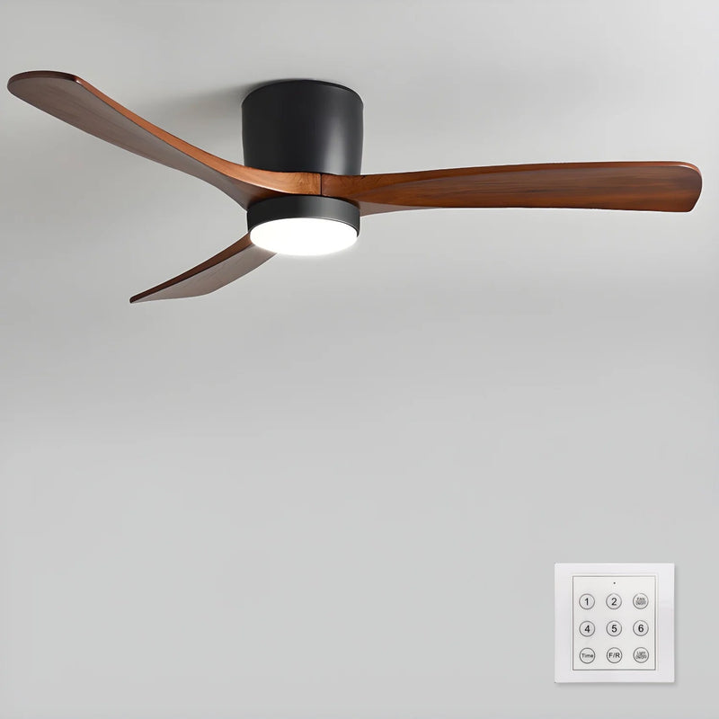 Houten Plafondventilatorlamp