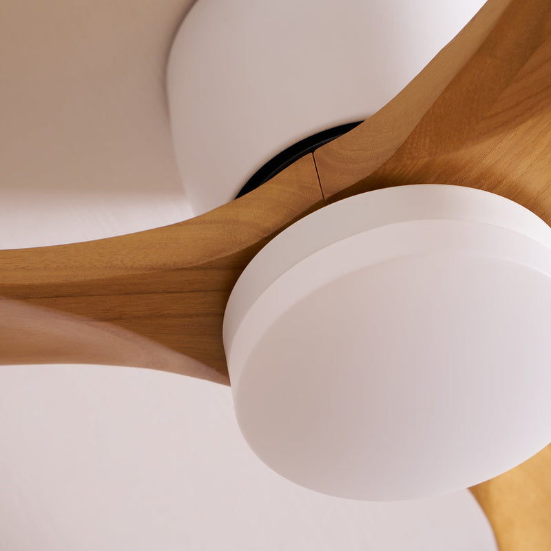 Houten Plafondventilatorlamp