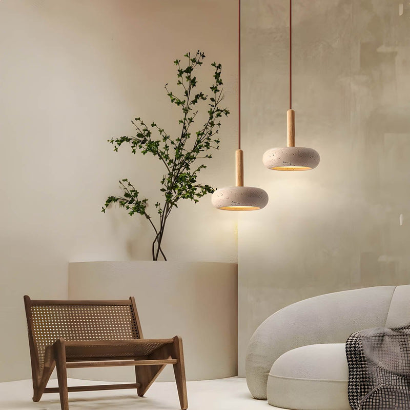 Hanglamp in Wabi Sabi-stijl