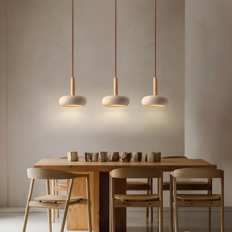 Hanglamp in Wabi Sabi-stijl