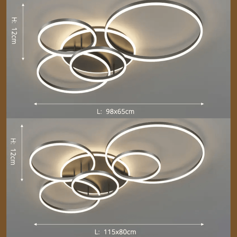 Moderne Plafondlamp Zwart