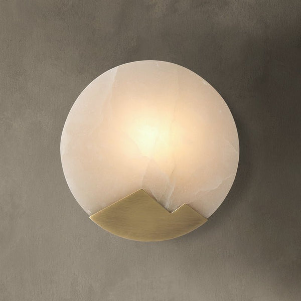 Scandinavische minimalistische marmeren wandlamp