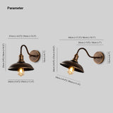 Alessio Rustieke Komvormige Antiek Messing IP65 Waterdichte Wandlamp voor Buiten - Stralend thuis Amsterdam