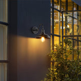 Alessio Rustieke Komvormige Antiek Messing IP65 Waterdichte Wandlamp voor Buiten - Stralend thuis Amsterdam