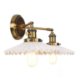 Antieke keramische dubbele lamp