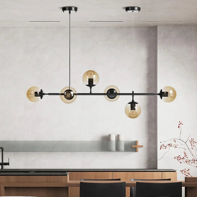 Anzo Glazen Bol Hanglamp - Stralend thuis Amsterdam