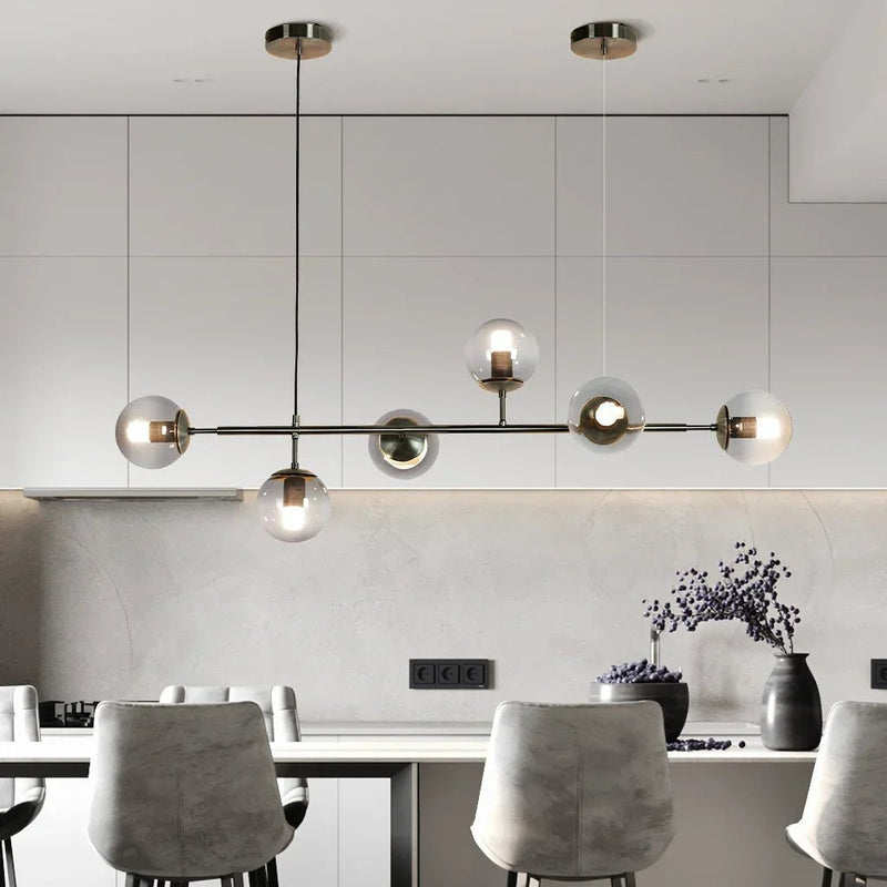Anzo Glazen Bol Hanglamp - Stralend thuis Amsterdam