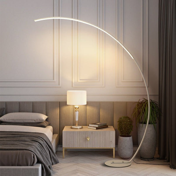 Ardorus grote gebogen vloerlamp - Stralend thuis Amsterdam