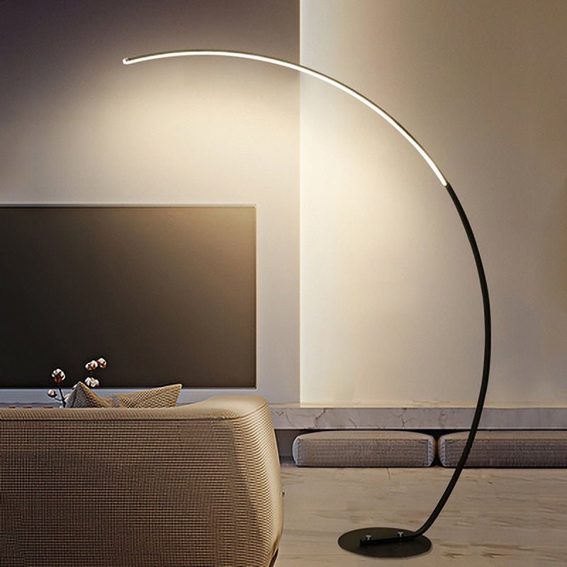 Ardorus grote gebogen vloerlamp - Stralend thuis Amsterdam