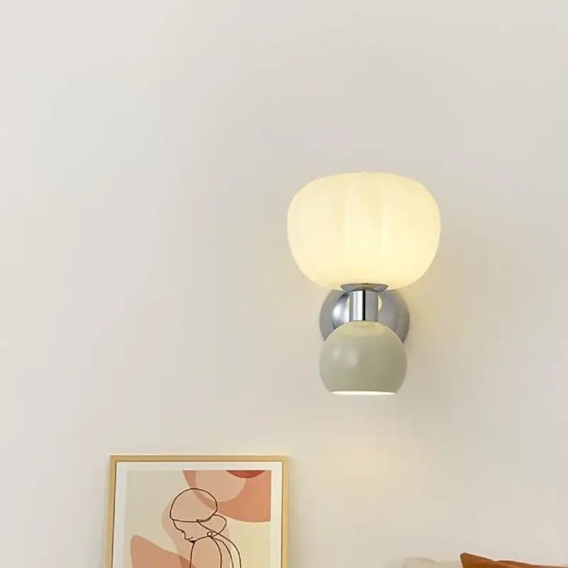 Moderne led wandlampen crème