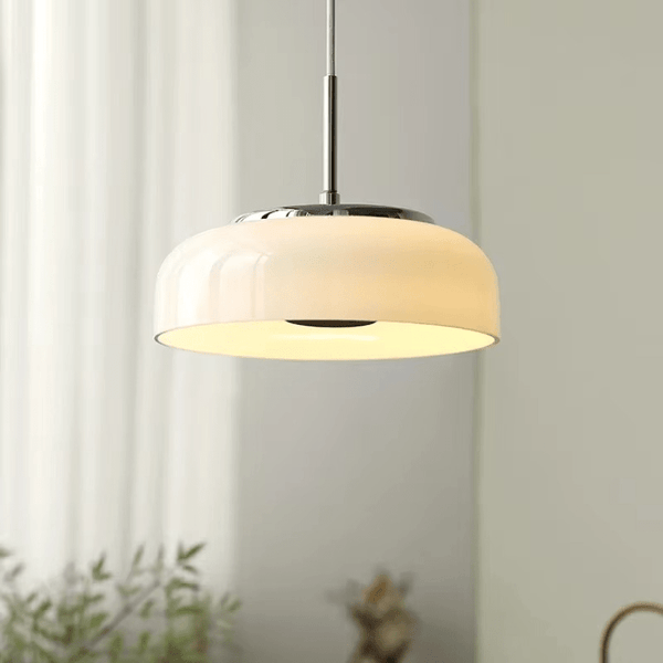 Bauhaus hanglamp chroom wit - Stralend thuis Amsterdam