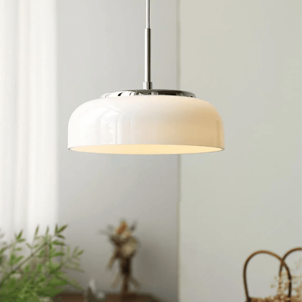 Bauhaus hanglamp chroom wit - Stralend thuis Amsterdam