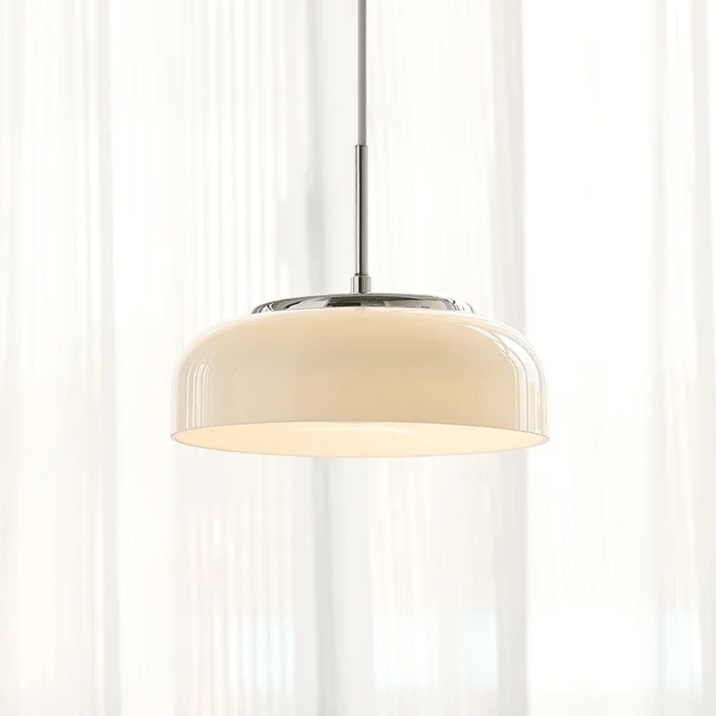 Bauhaus hanglamp chroom wit - Stralend thuis Amsterdam