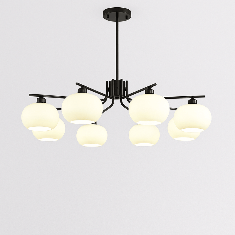 Bauhaus kroonluchter voor slaapkamer - Stralend thuis Amsterdam