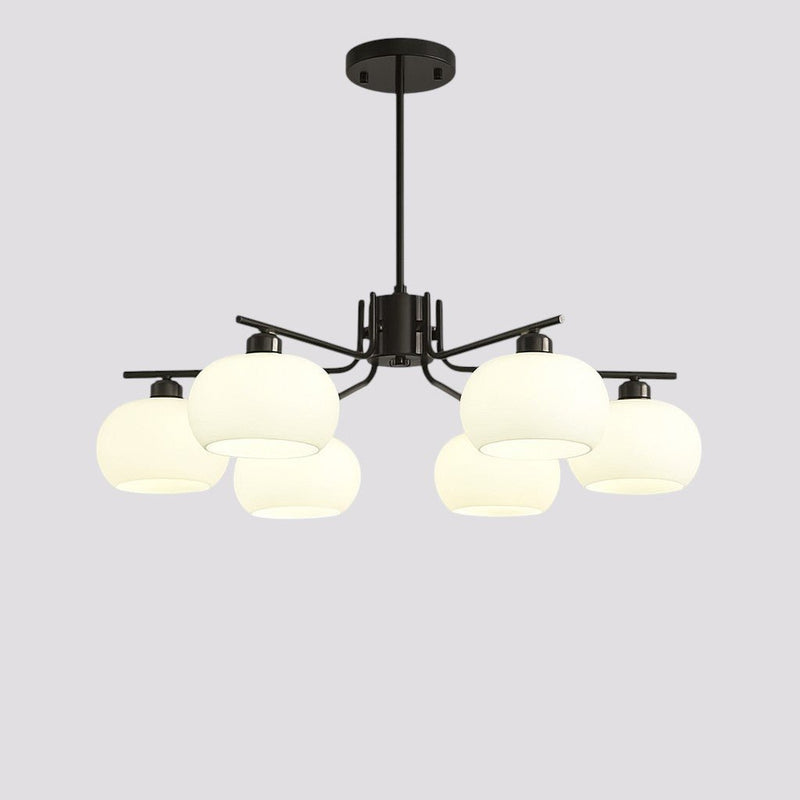 Bauhaus kroonluchter voor slaapkamer - Stralend thuis Amsterdam