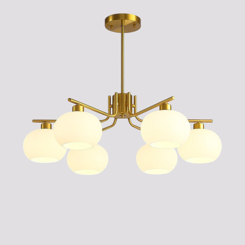 Bauhaus kroonluchter voor slaapkamer - Stralend thuis Amsterdam