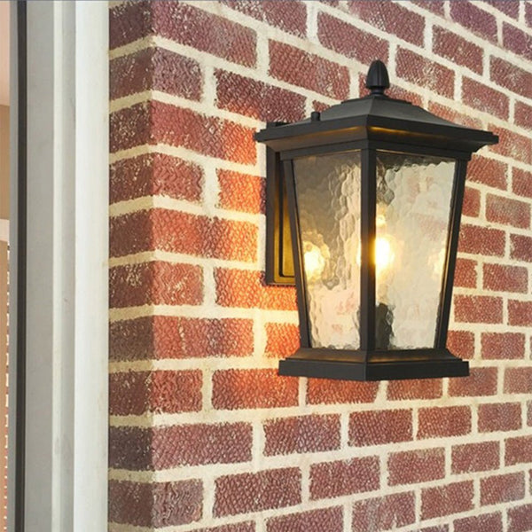 Boerderij Waterdichte Glazen Schaduw Buiten Wandlamp - Stralend thuis Amsterdam