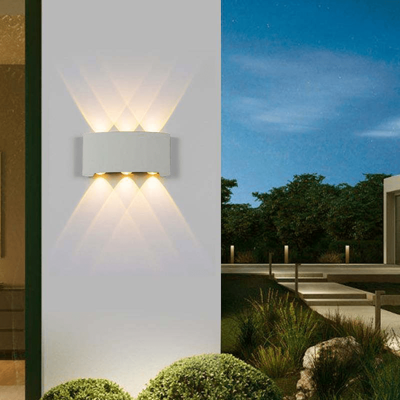 Buiten waterdicht aluminium LED wandlamp - Stralend thuis Amsterdam