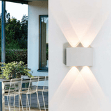 Buiten waterdicht aluminium LED wandlamp - Stralend thuis Amsterdam