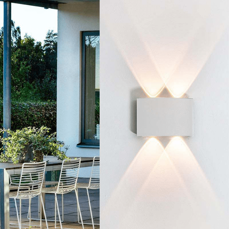 Buiten waterdicht aluminium LED wandlamp - Stralend thuis Amsterdam