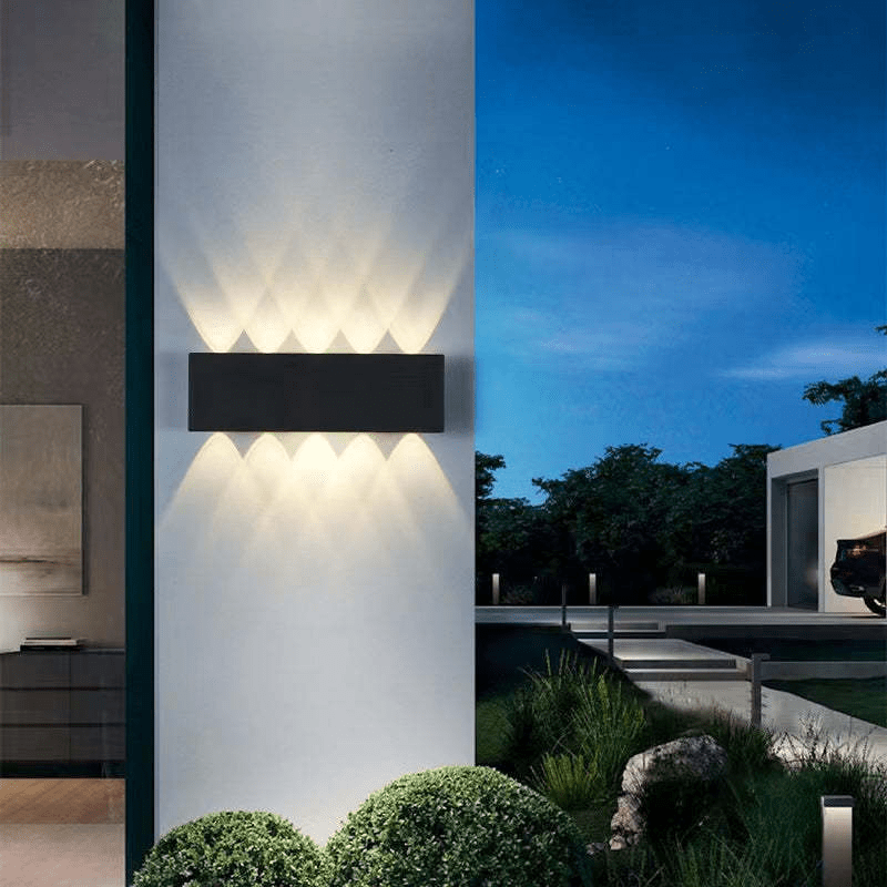 Buiten waterdicht aluminium LED wandlamp - Stralend thuis Amsterdam