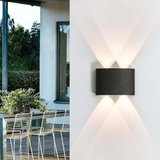Buiten waterdicht aluminium LED wandlamp - Stralend thuis Amsterdam