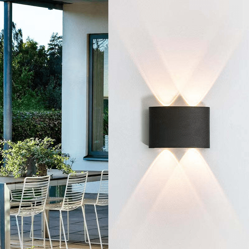 Buiten waterdicht aluminium LED wandlamp - Stralend thuis Amsterdam