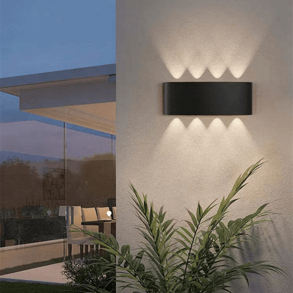 Buiten waterdicht aluminium LED wandlamp - Stralend thuis Amsterdam