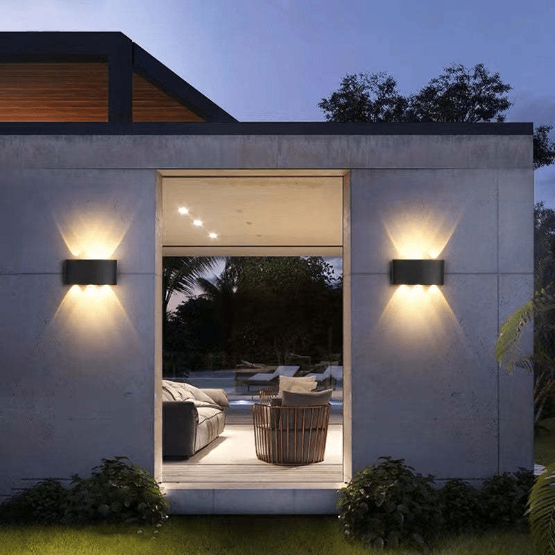 Buiten waterdicht aluminium LED wandlamp - Stralend thuis Amsterdam