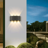 Buiten waterdicht aluminium LED wandlamp - Stralend thuis Amsterdam