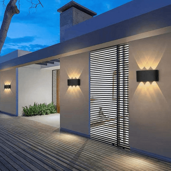 Buiten waterdicht aluminium LED wandlamp - Stralend thuis Amsterdam