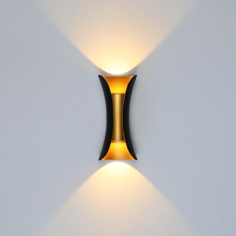 Buiten Waterdichte LED Aluminium Wandlamp - Stralend thuis Amsterdam