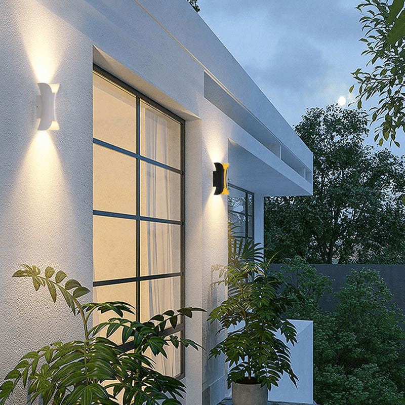 Buiten Waterdichte LED Aluminium Wandlamp - Stralend thuis Amsterdam