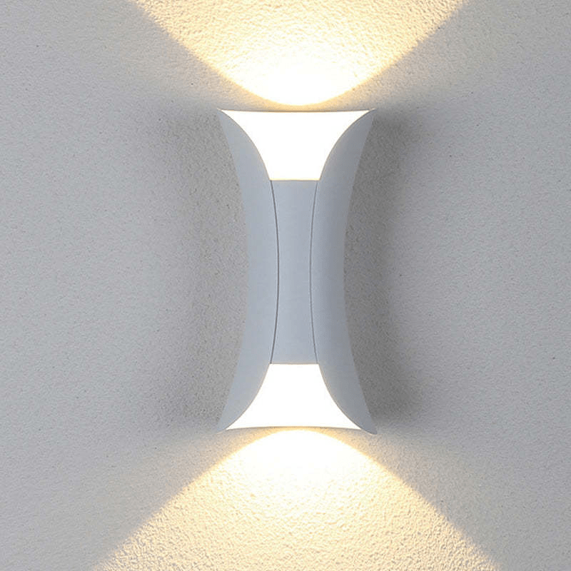 Buiten Waterdichte LED Aluminium Wandlamp - Stralend thuis Amsterdam