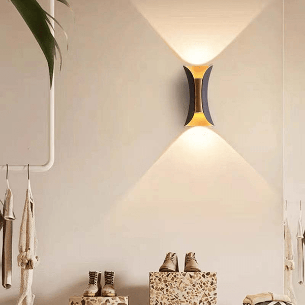Buiten Waterdichte LED Aluminium Wandlamp - Stralend thuis Amsterdam