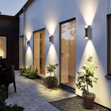 Buiten Waterdichte LED Aluminium Wandlamp - Stralend thuis Amsterdam