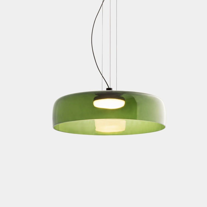 Hanglamp van noors glas