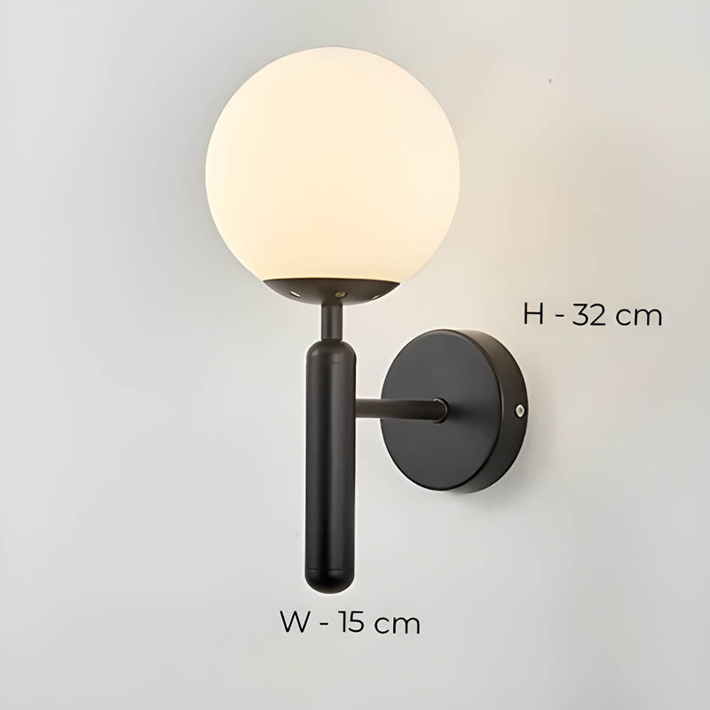 Clair Wandlamp van bewerkt glas - Stralend thuis Amsterdam