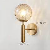 Clair Wandlamp van bewerkt glas - Stralend thuis Amsterdam