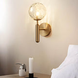 Clair Wandlamp van bewerkt glas - Stralend thuis Amsterdam