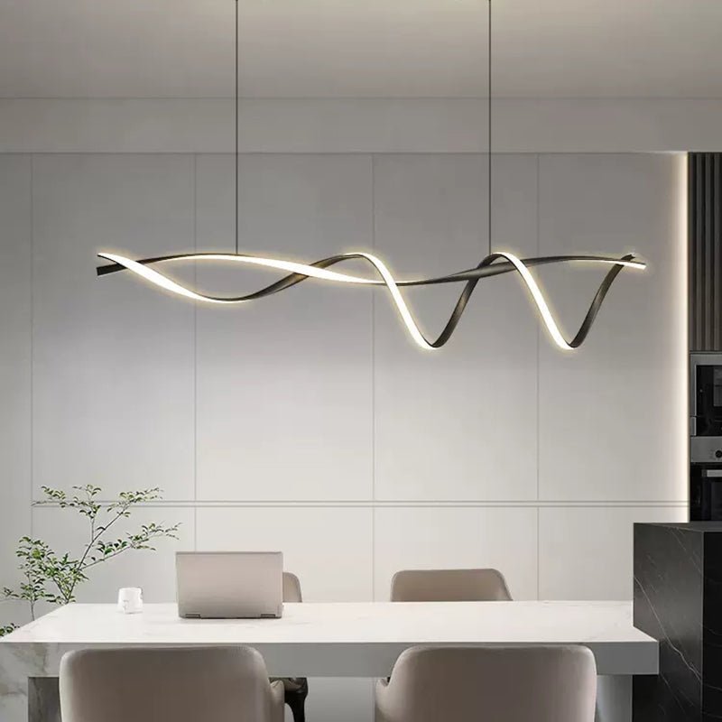 Creatieve Zwarte Moderne Led Hanglamp - Stralend thuis Amsterdam