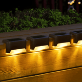 Draadloze LED wandlampen op zonne - energie - Creëer de perfecte sfeer in je tuin! - Stralend thuis Amsterdam
