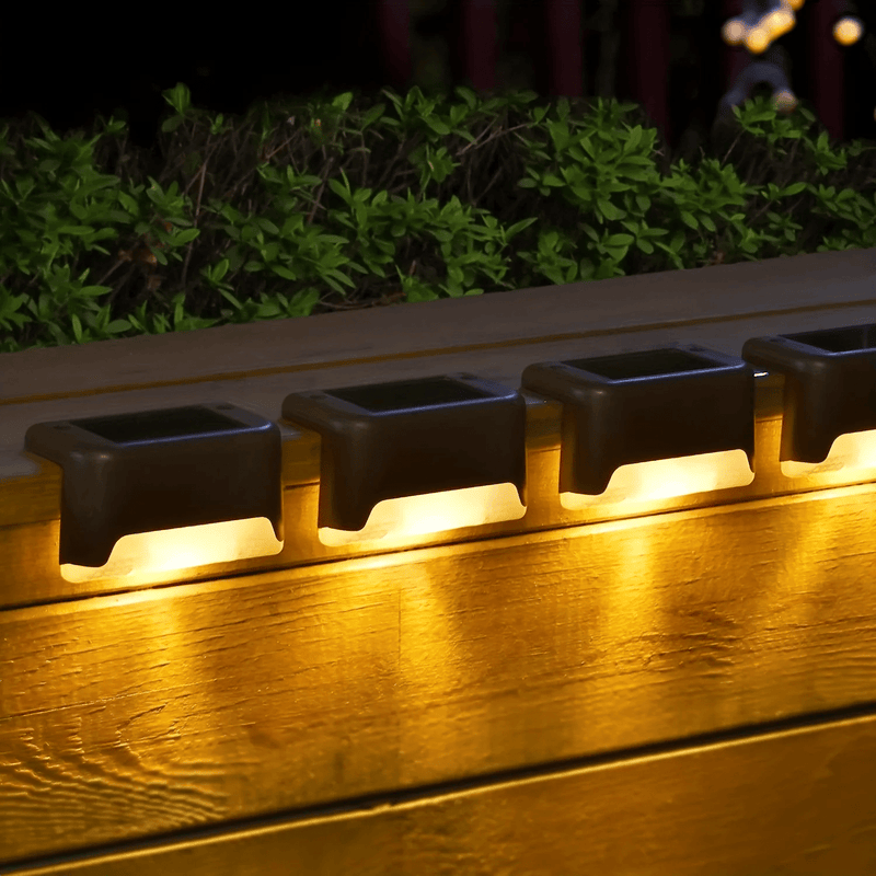 Draadloze LED wandlampen op zonne - energie - Creëer de perfecte sfeer in je tuin! - Stralend thuis Amsterdam